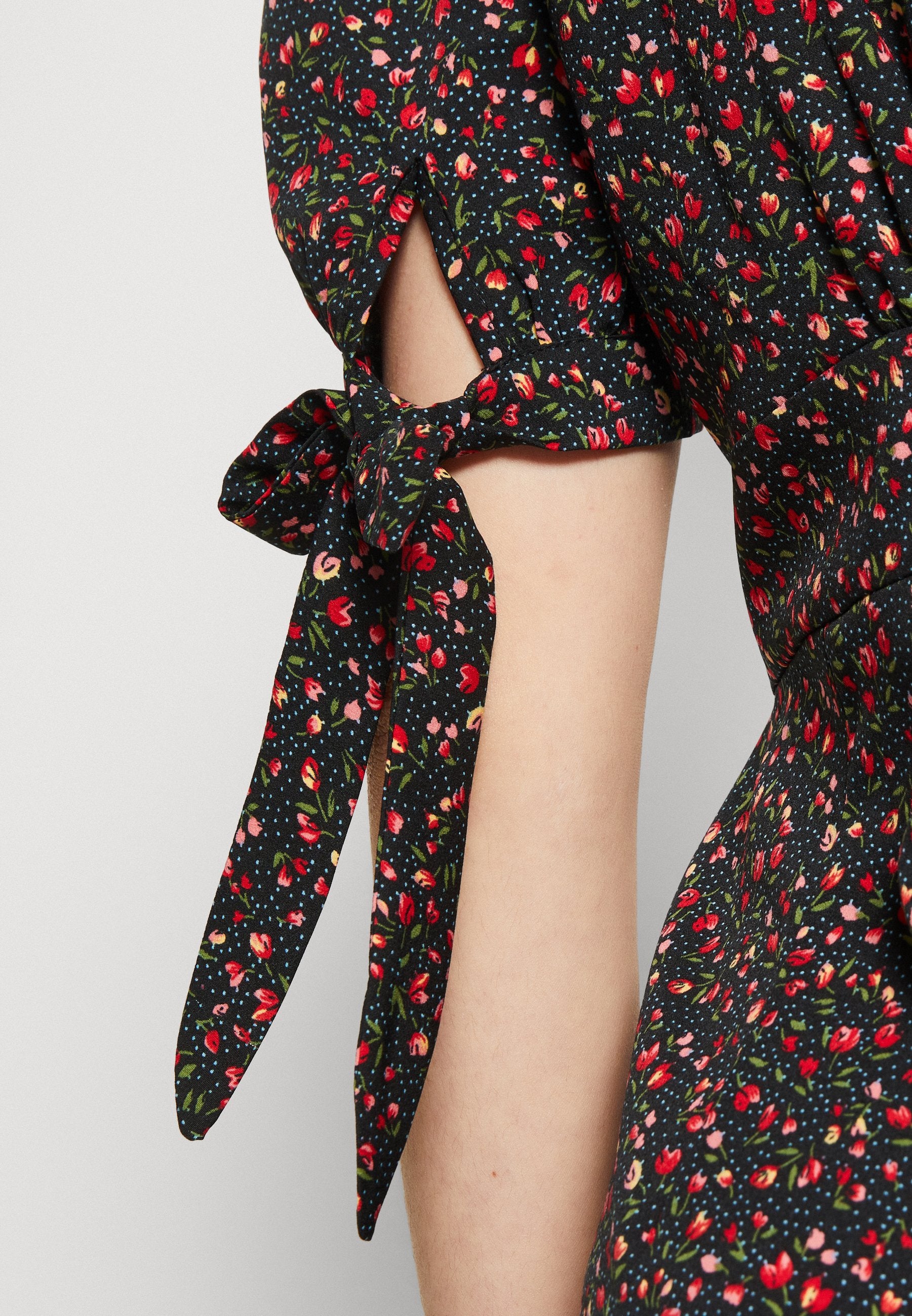 JDY JDYNICOLE TIE SLEEVE SHORT DRESS