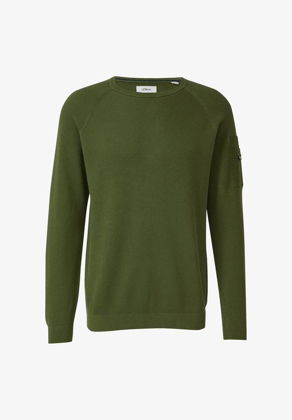 s.Oliver PULLOVER - Jumper - olivgrün