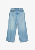 Vero Moda Wide-fit VMLULLU Low rise Wide Leg Fit - Relaxed fit jeans - light blue denim