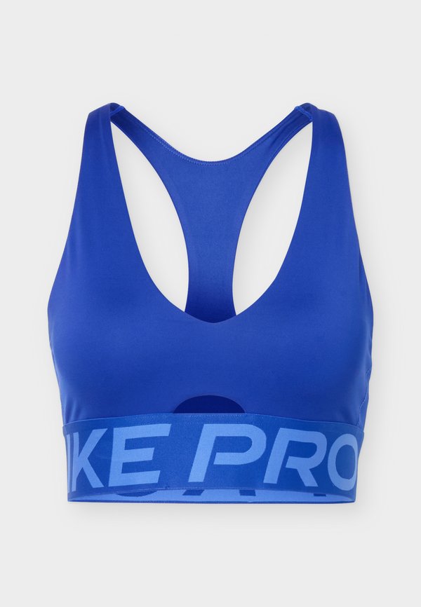 Nike Performance SCULPT BRA - Medium support sports bra - old royal/white