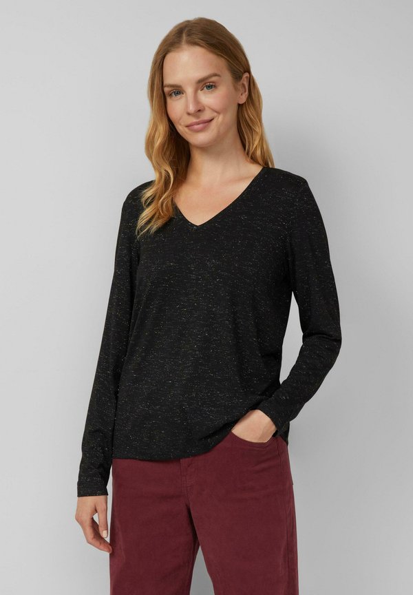 s.Oliver Long sleeved top - schwarz