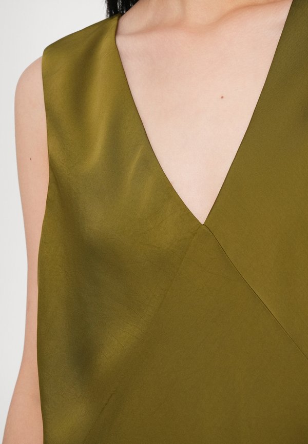MICHAEL Michael Kors V NECK MIDI DRESS
