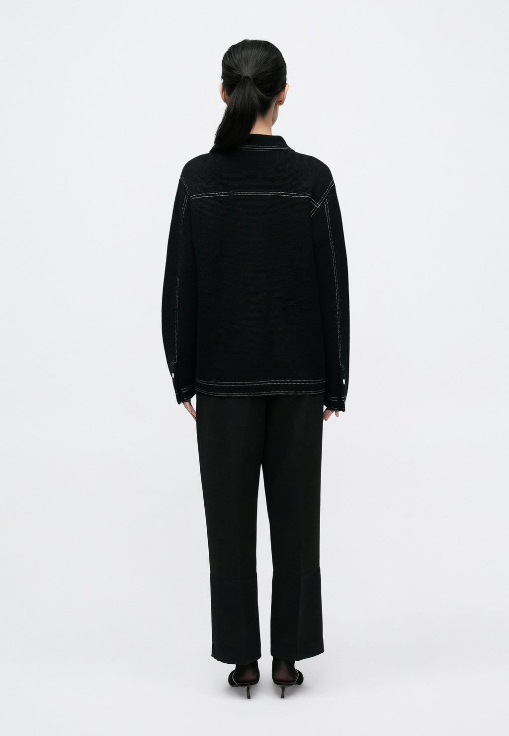 Tory Burch TOPSTITCH JACKET