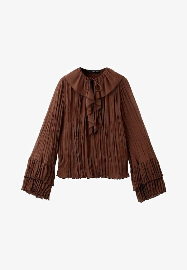 Mango Blouse - brown
