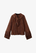 Mango Blouse - brown