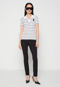 KARL LAGERFELD IKON STRIPED RIB POLO