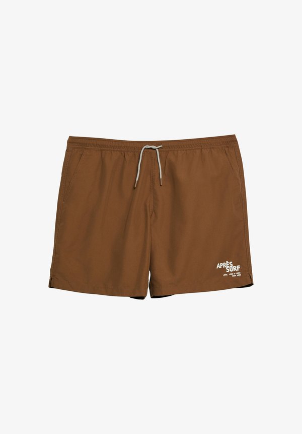 s.Oliver BADEHOSE - Swimming shorts - dunkelbraun