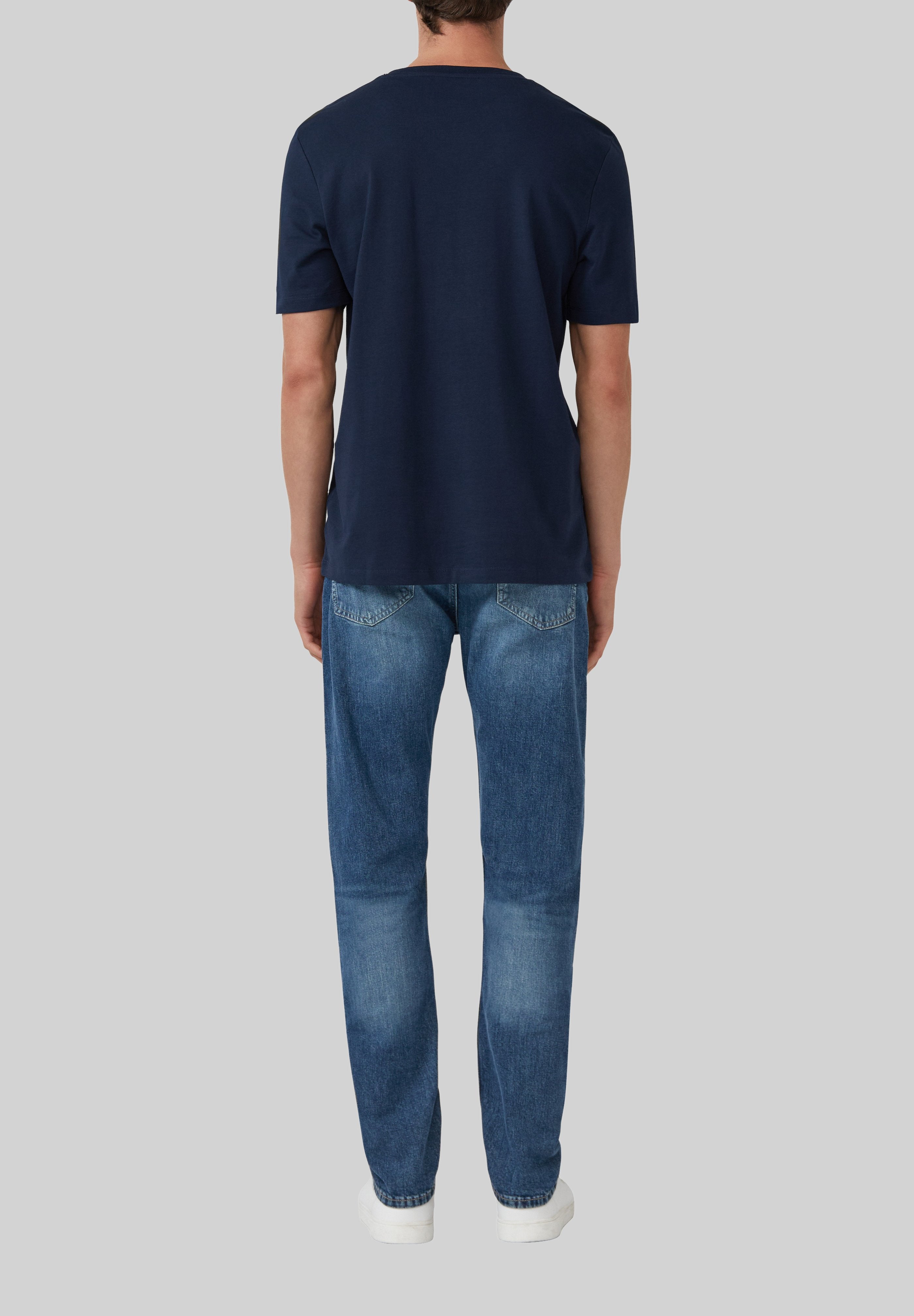 s.Oliver HEAVY MIT CREW NECK UND LOGO-PRINT