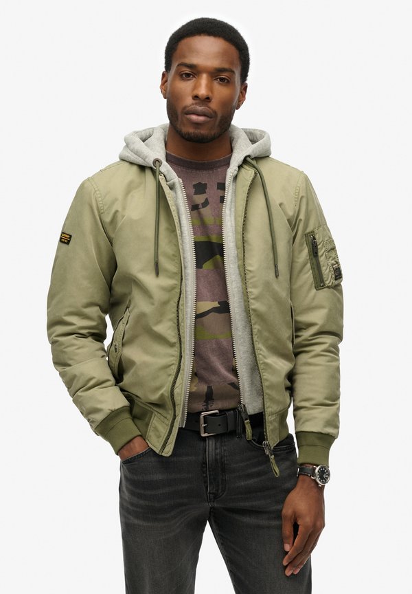 Superdry & Co MILITARY - Summer jacket - washed olive green