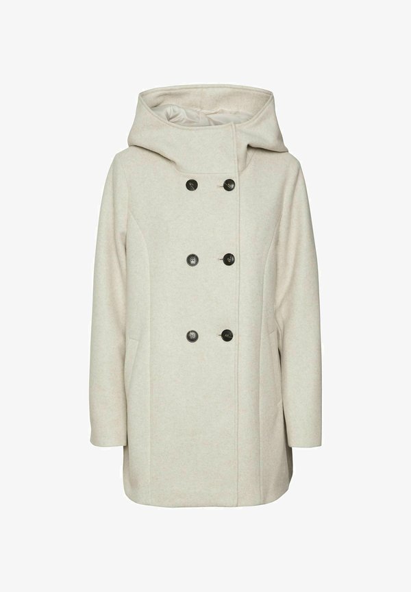 Vero Moda VMFORTUNESHILA - Short coat - oatmeal