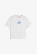 Tommy Hilfiger TOMMY HILFIGER LOGO INTERLOCK KNIT CREW NECK T-SHIRT - Print T-shirt - ecru