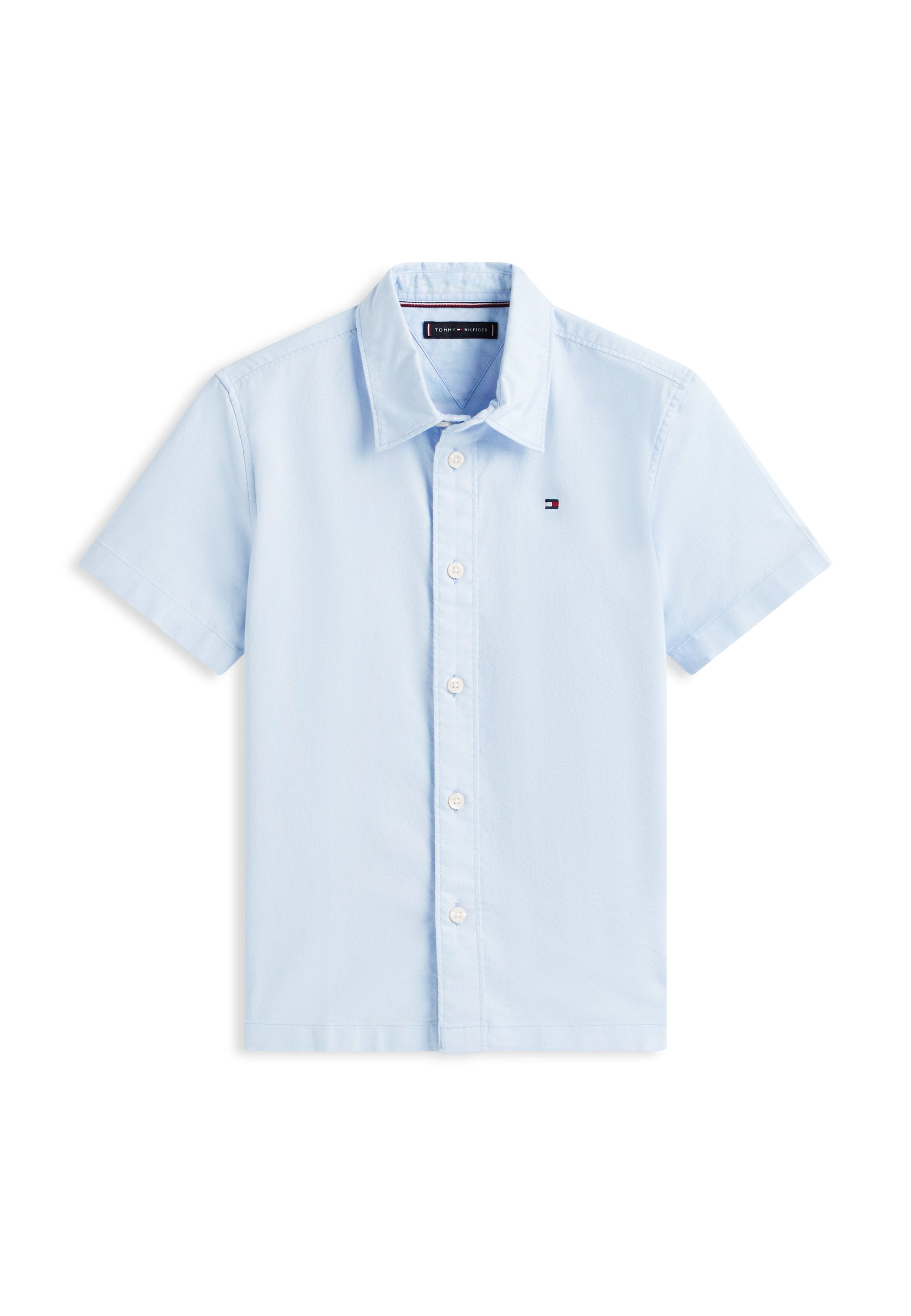 ESSENTIAL FLAG EMBROIDERY SHORT SLEEVE OXFORD SHIRT Media 1