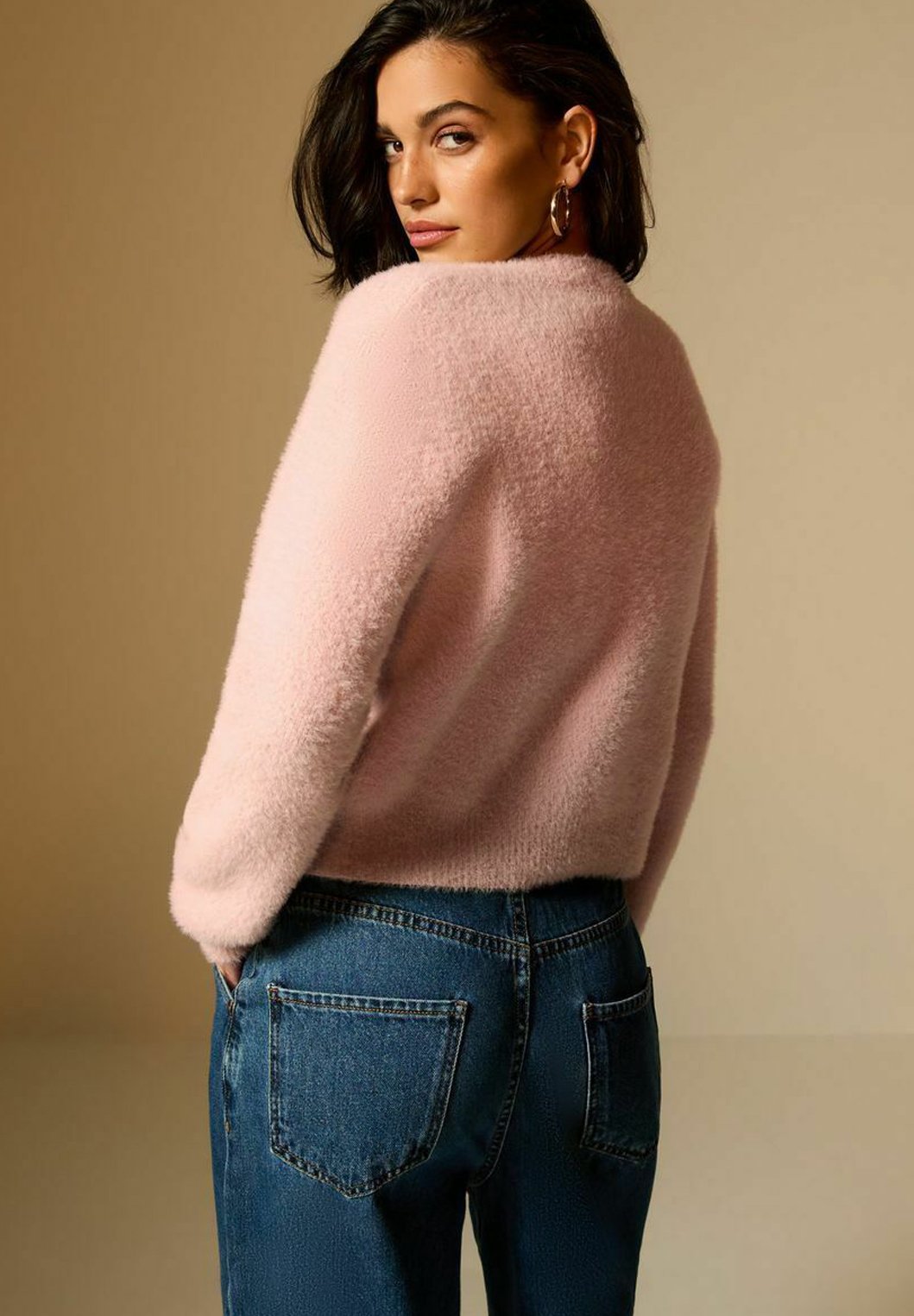 New Look FLUFFY TEXTURE CREW NECK