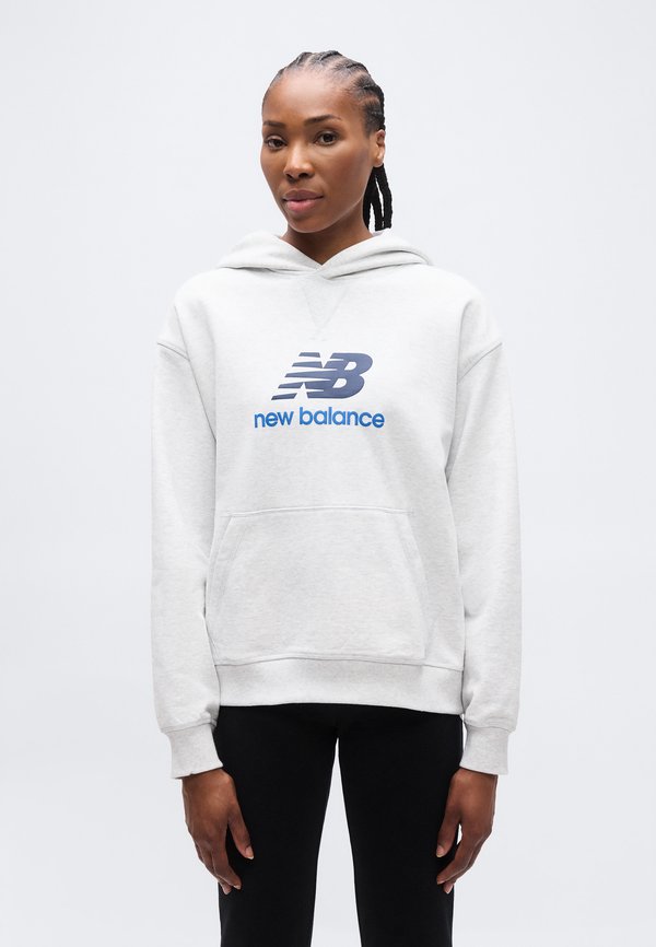 New Balance ATHLETICS HOODIE - Hoodie - ash heather