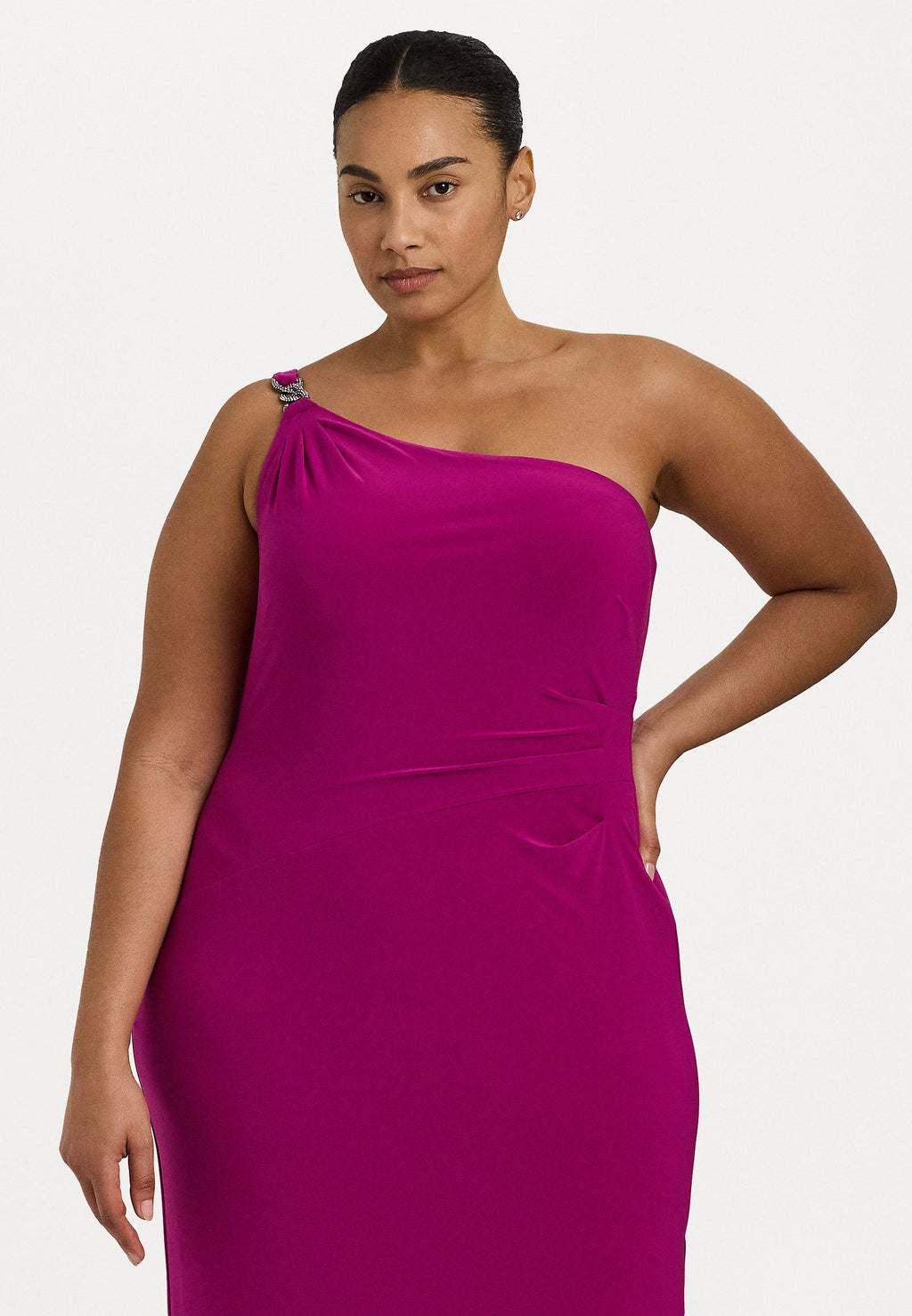 Lauren Ralph Lauren Woman JERSEY ONE-SHOULDER GOWN