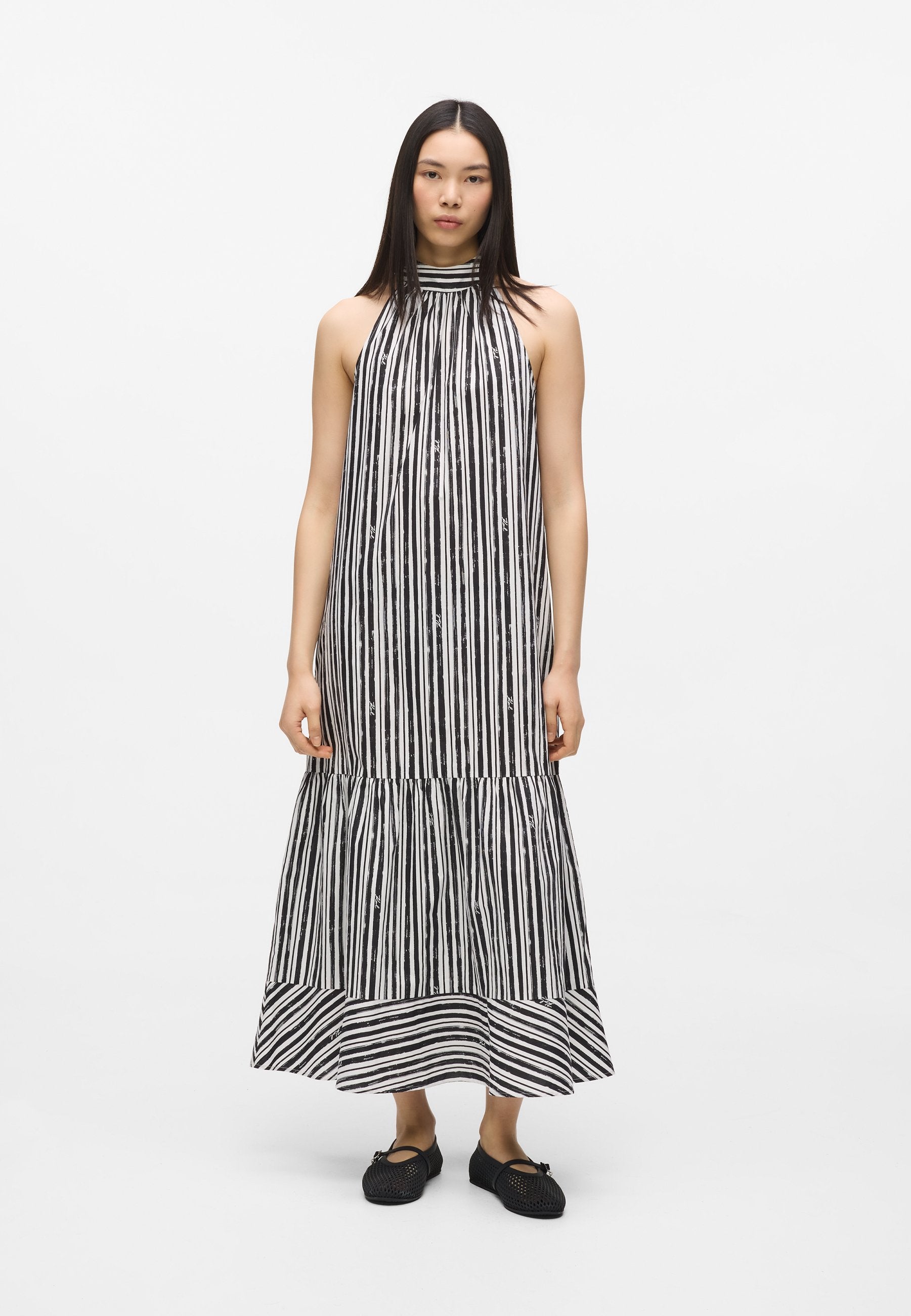 STRIPED HALTERNECK MAXI Media 3