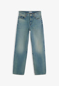 Tommy Hilfiger TOMMY HILFIGER SARAH HIGH RISE STRAIGHT FADED JEANS - Straight leg jeans - rio