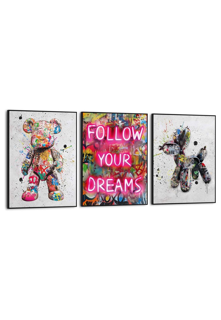 Orange Wallz STREETART GRAFFITI 3 PACK