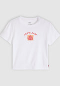 Levi's® ESSENTIAL SPORTY TEE - Print T-shirt - lse_lets jam bright white