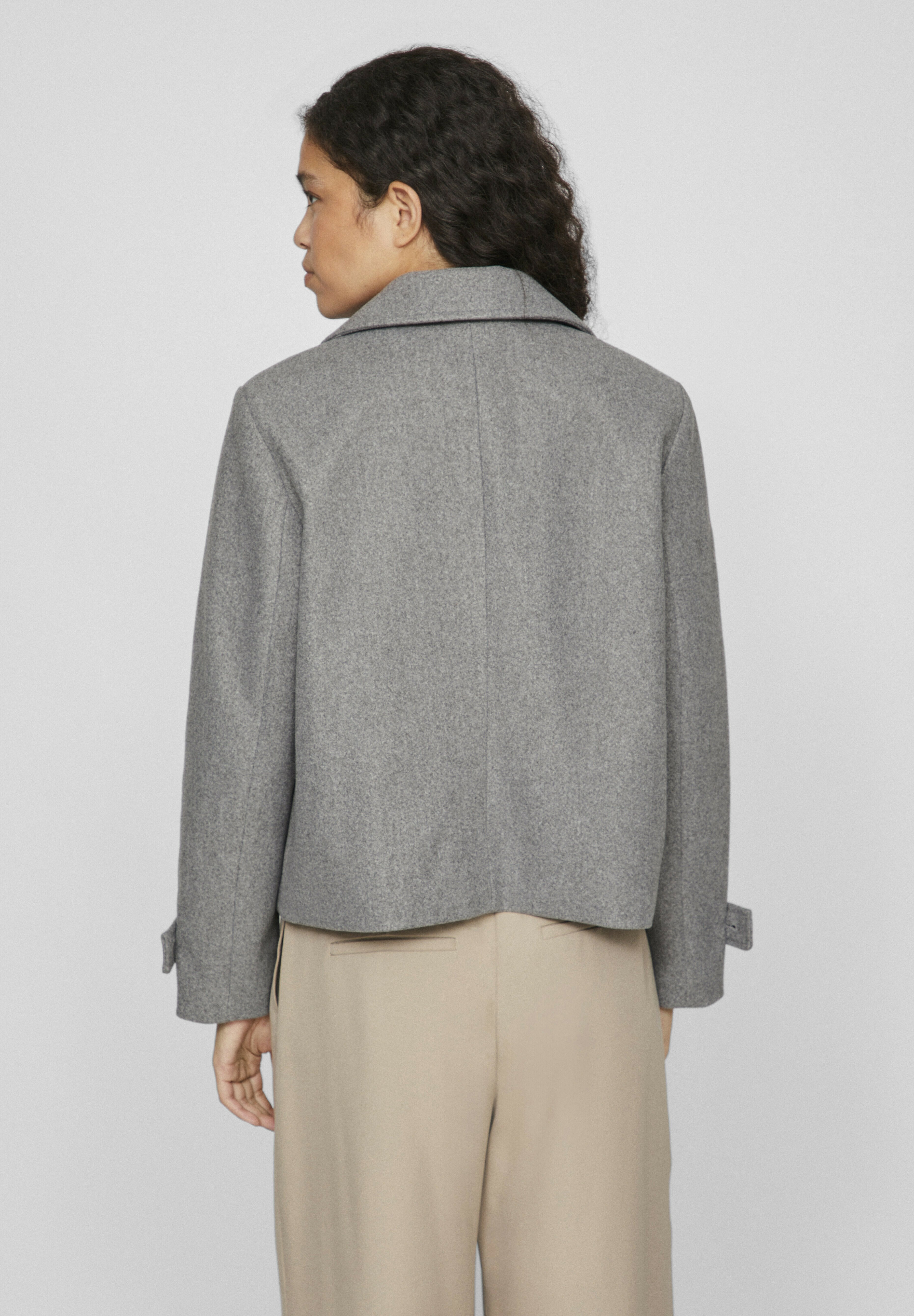 VILA Button front V-neck