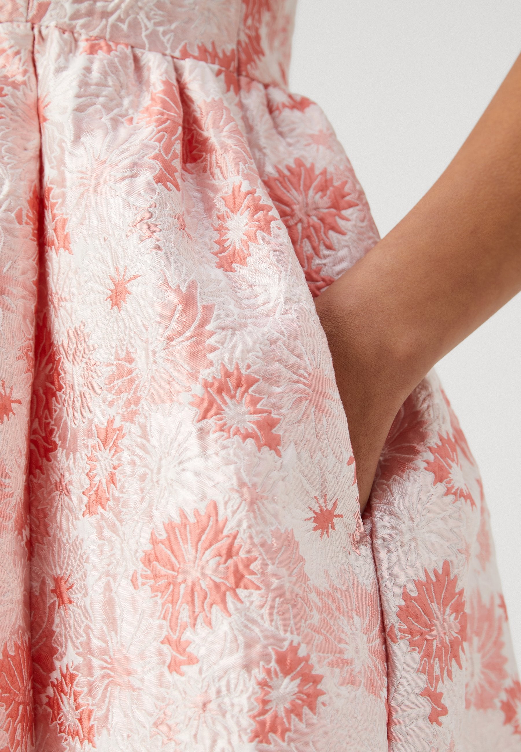 Selected Midi Floral jacquard