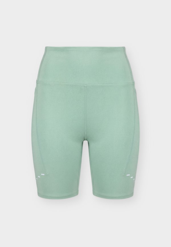 Nike Performance W NK DF SWIFT HR 4IN SHORT - Short running tights - steam