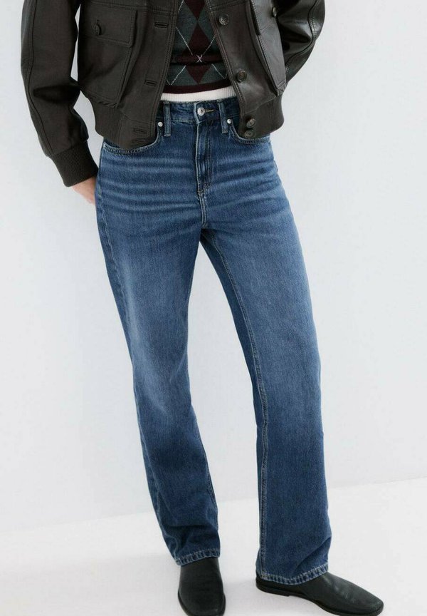 Mango ADULT - Straight leg jeans - tmavě modrá