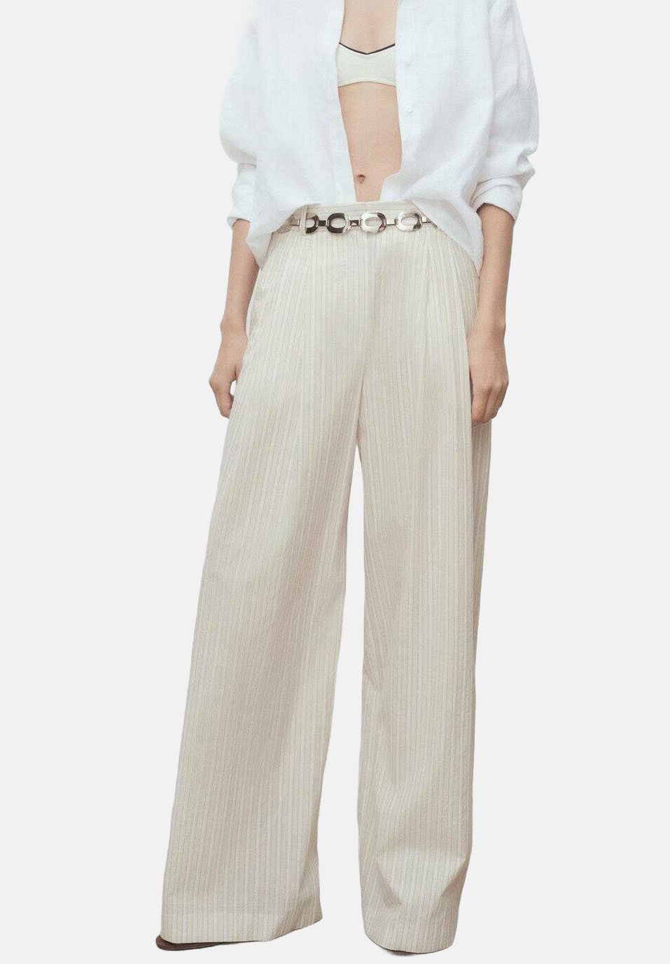 Mango STRIPED WIDE
