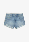 Bershka Denim shorts - blue denim