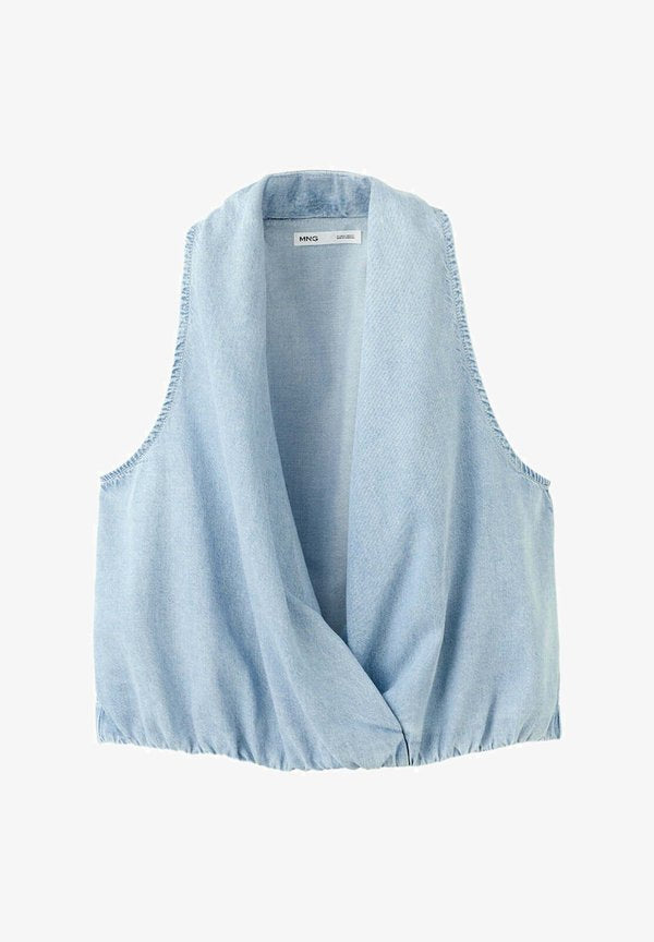 Mango ADULT - Blouse - light blue