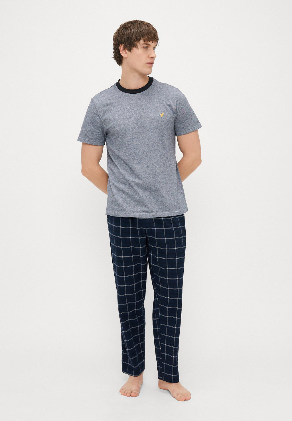 Pier One FINE STRIPE JERSEY NIGHTWEAR SET