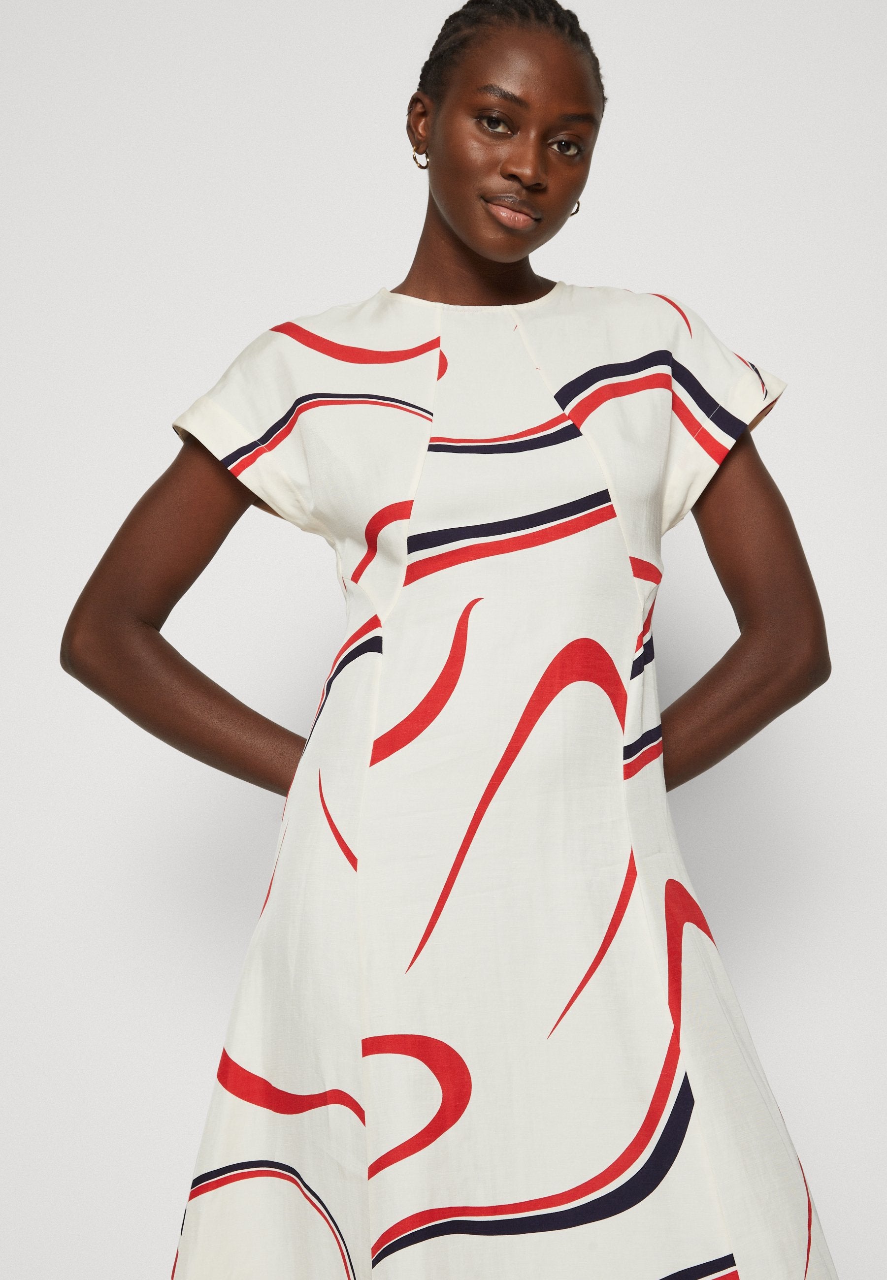 RIBBON MIDI DRESS Media 5