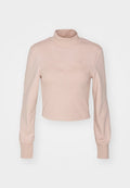 ONLY ONLCARI HIGH NECK SHORT  - Sweatshirt - rose smoke