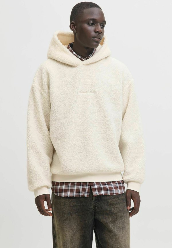Jack & Jones Fleece sweat Fleece sweat - Hoodie - oatmeal