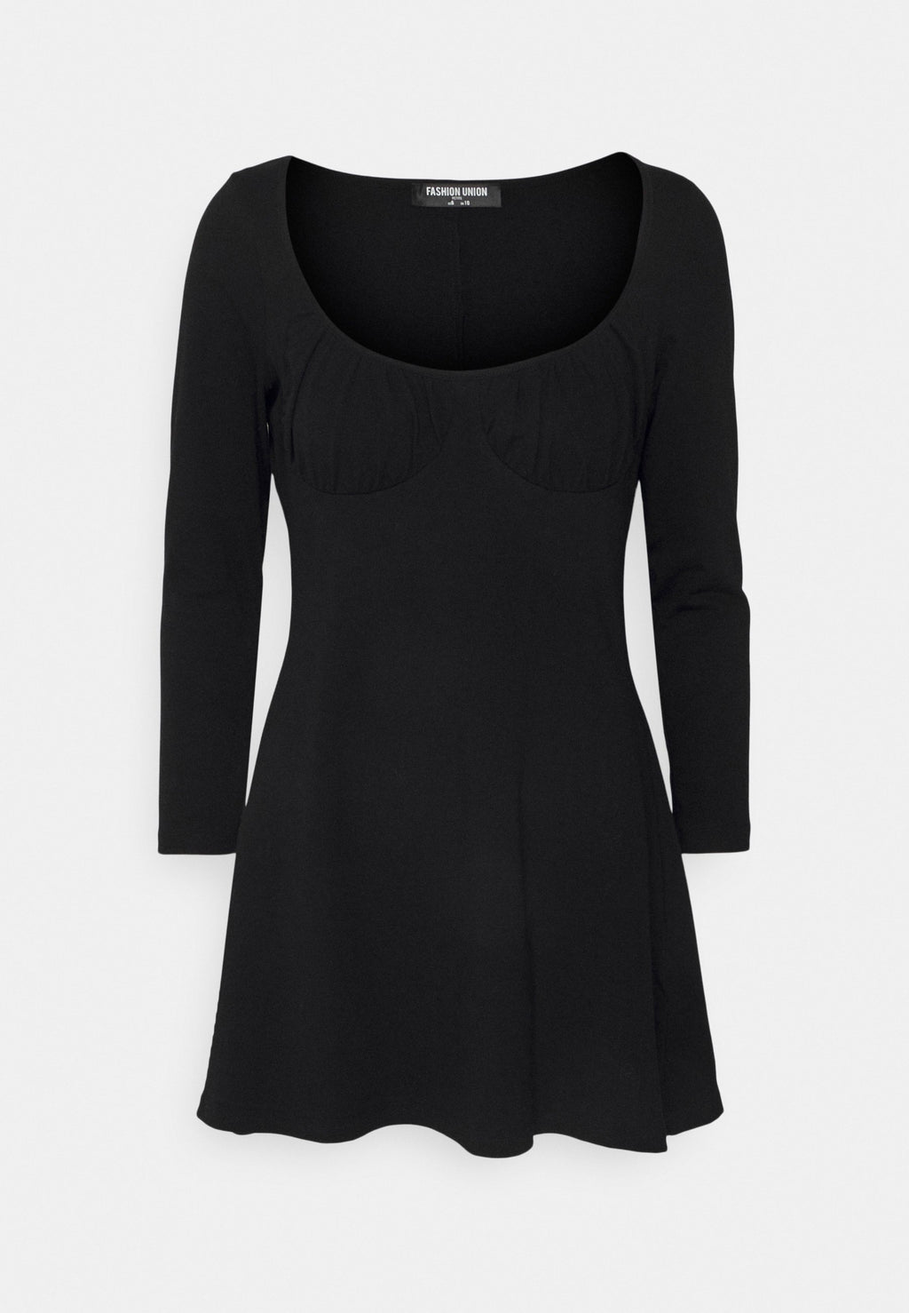 Fashion Union Petite DRESS PETITE RUCHED BUST MINI DRESS