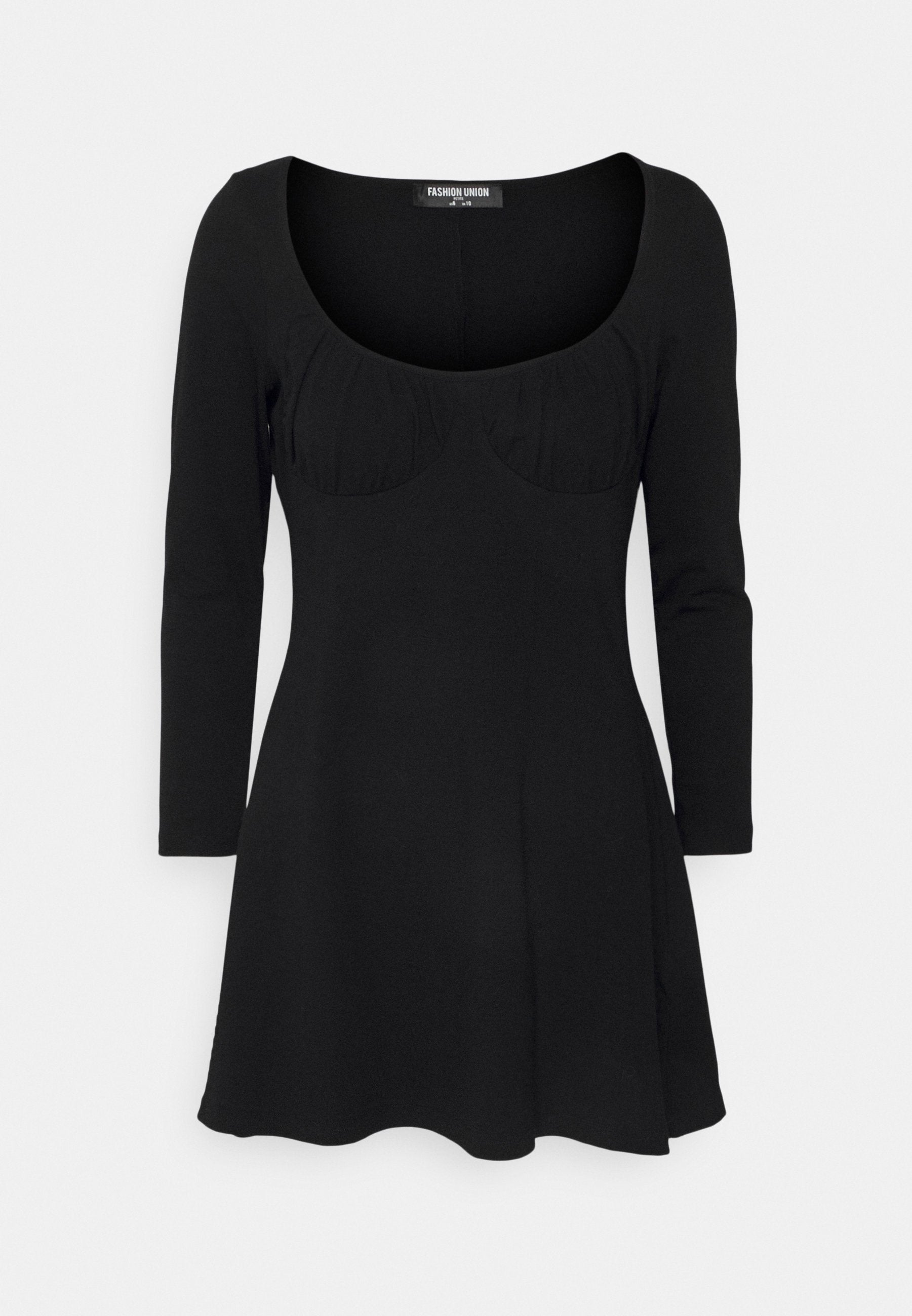 Fashion Union Petite DRESS PETITE RUCHED BUST MINI DRESS