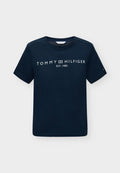 Tommy Hilfiger CORP LOGO - Basic T-shirt - dark blue