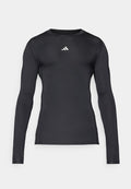 adidas Performance TECHFIT LONGSLEEVE T-SHIRT MEN - Long sleeved top - black