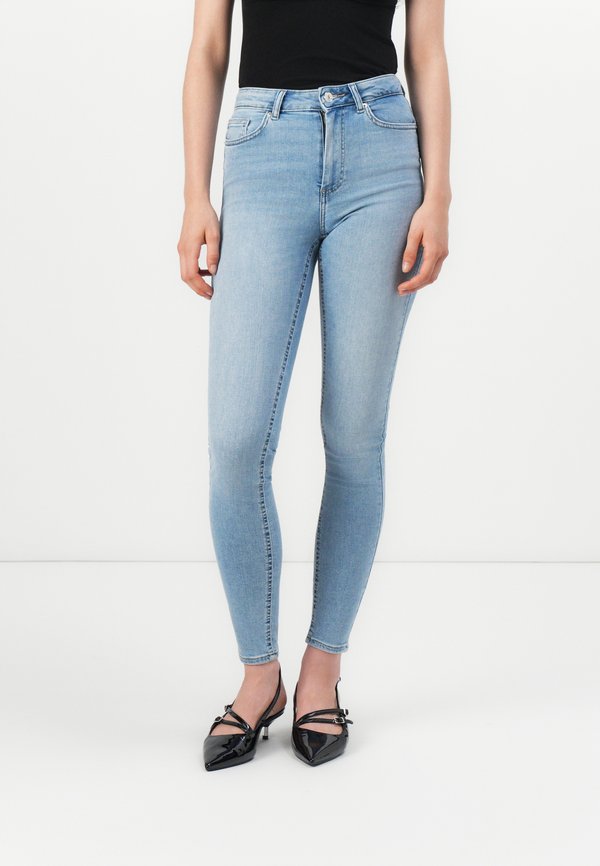 ONLY ONLBLUSH HIGH WAIST - Jeans Skinny Fit - blue