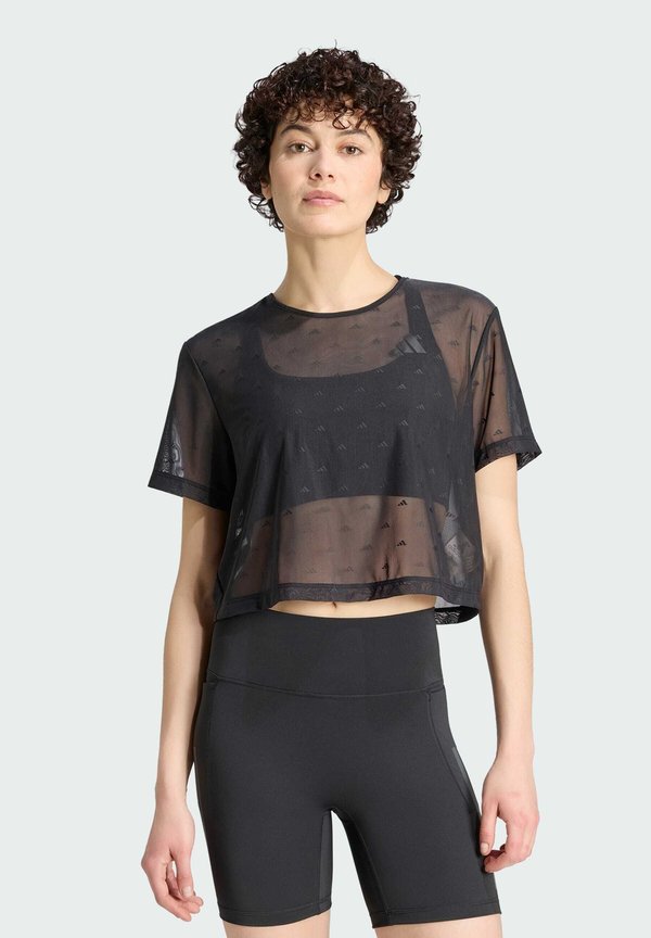 adidas Performance PrimeLift Essentials Boxy Mesh - Sports T-shirt - black