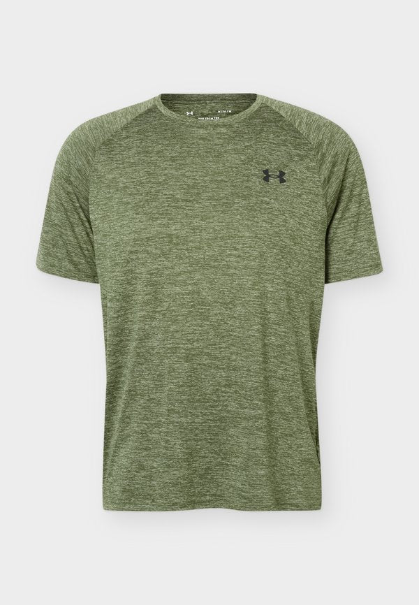 Under Armour TECH 2.0 - Sports T-shirt - marine od green/black
