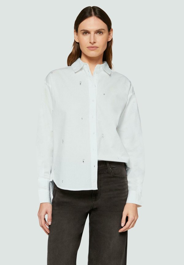 s.Oliver SCHMUCKSTEINEN - Button-down blouse - weiß