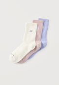 New Balance LOGO SEASONAL MIDCALF UNISEX 3 PACK - Socks - lilac/light blue