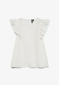 Vero Moda VMRITA - Top - snow white