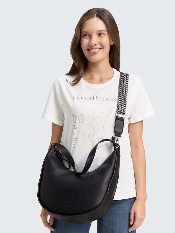 TOM TAILOR TATIANA HOBO BAG M - Tote bag - black