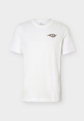 Nike Performance TEE STRIDE - Sports T-shirt - white/fusion red/black