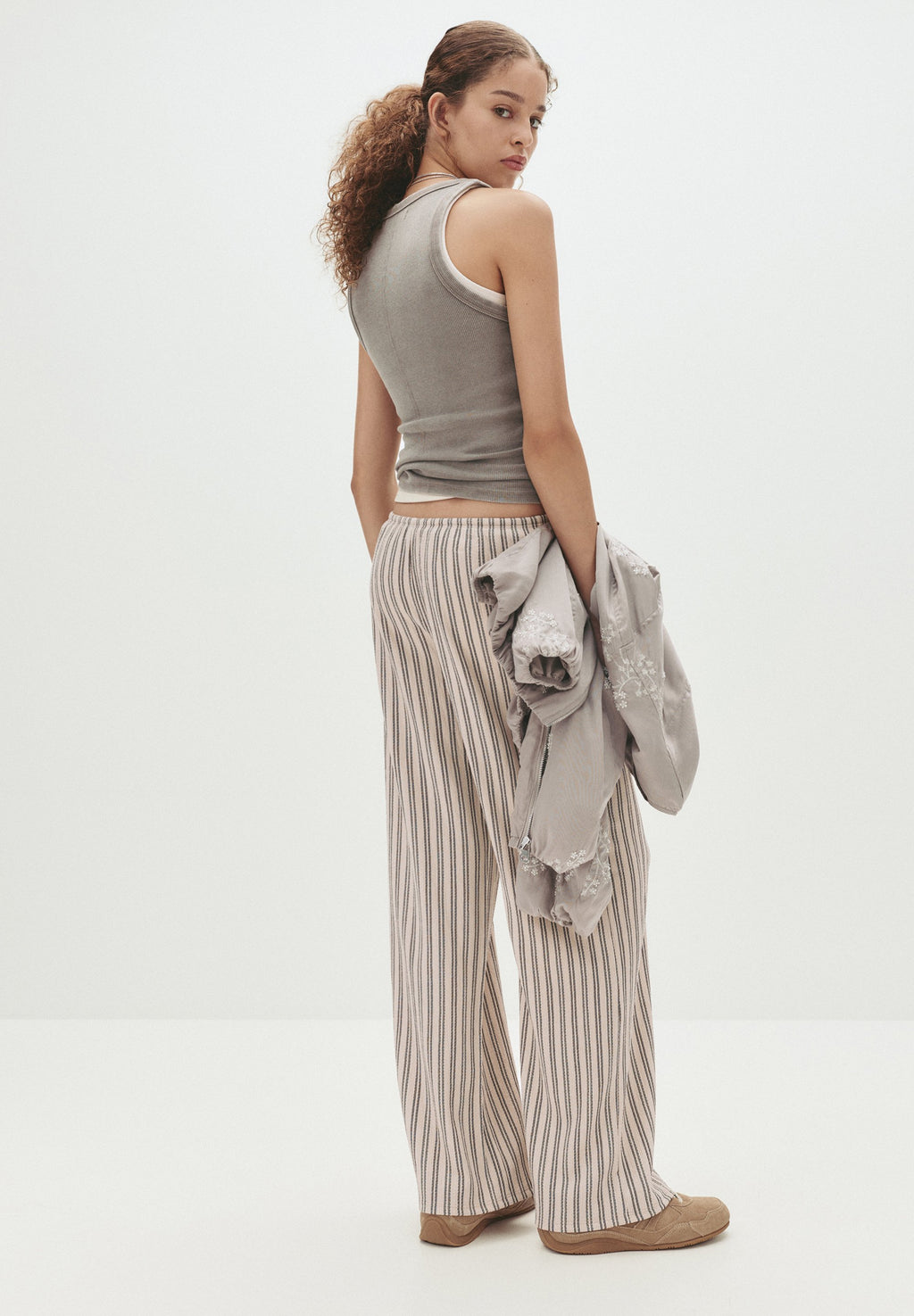 PULL&BEAR STRIPED WIDE
