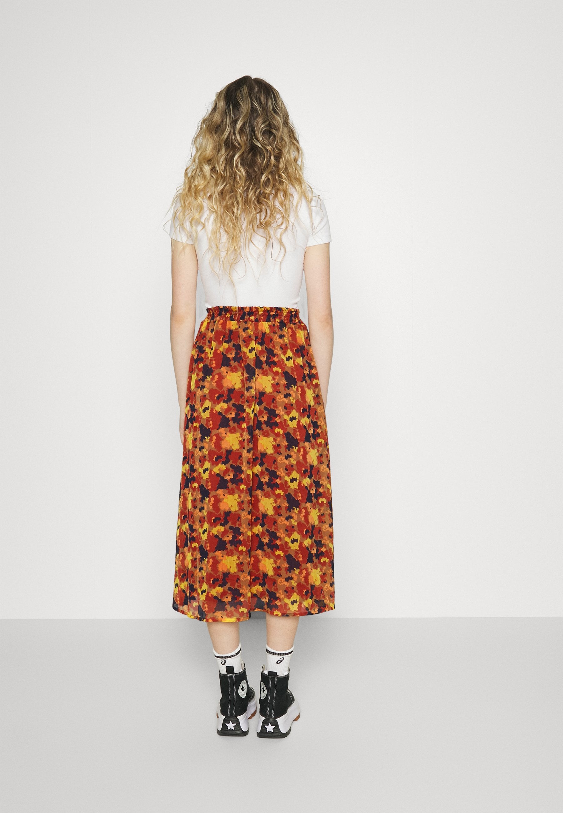 VILA VIFALIA MIDI SKIRT