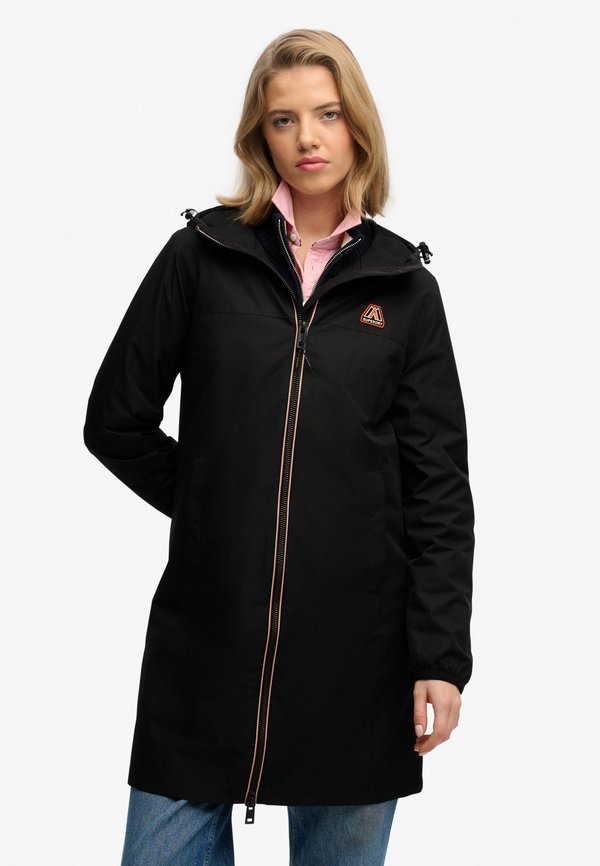 Superdry & Co LONGLINE TRI - Parka - black