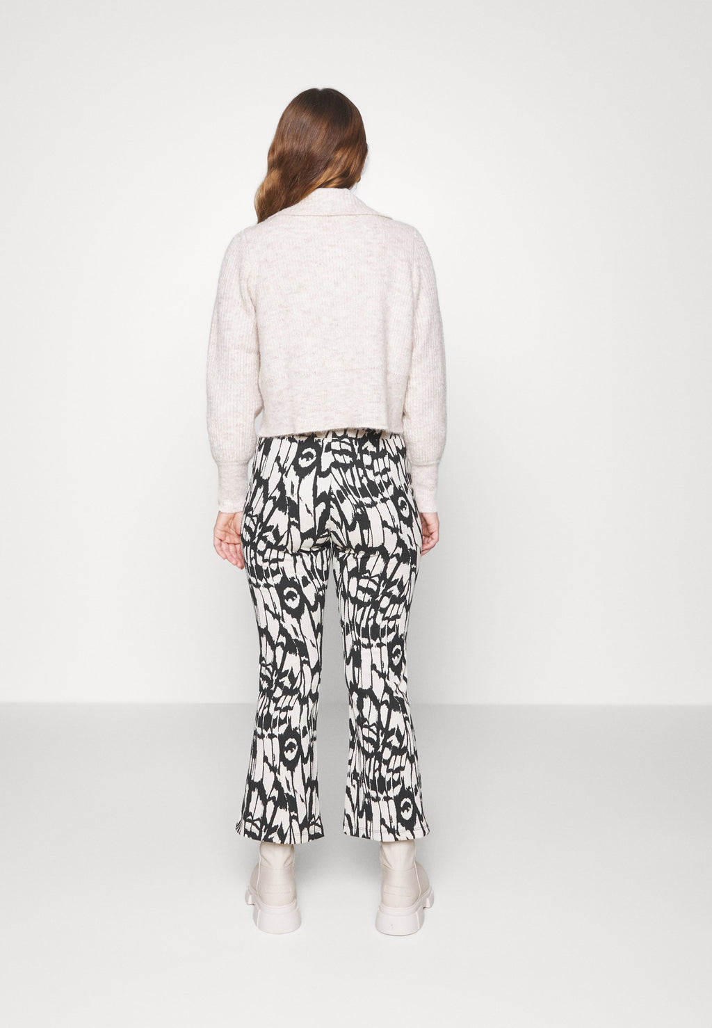 ONLY Petite ONLGRID FLARED PANT
